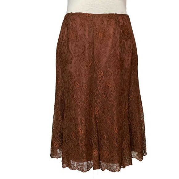 Valerie Stevens Dresses & Skirts - 𝅺valerie Stevens Lace Skirt
